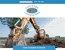 Tablet Screenshot of countrycontractors.com
